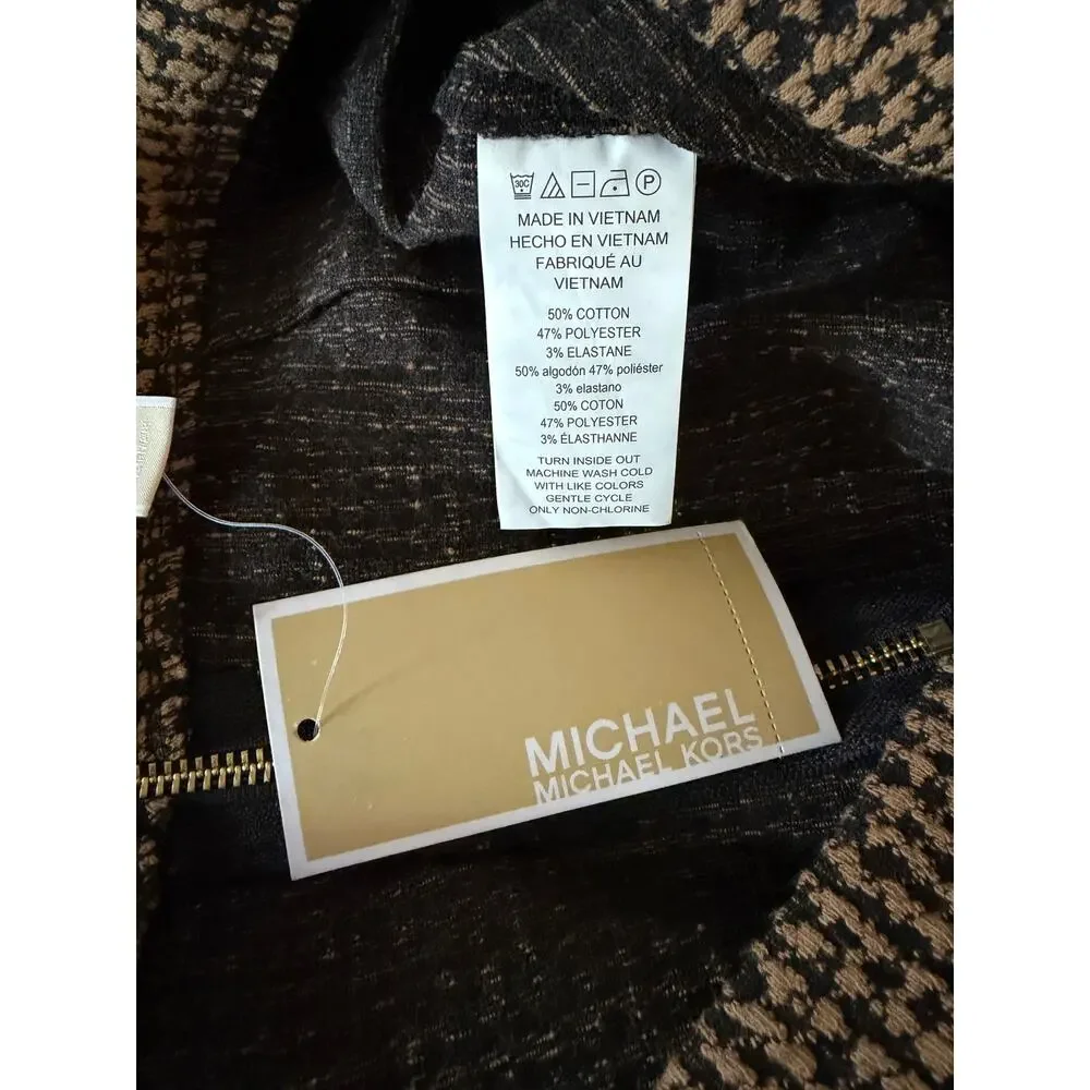 NEW Michael Kors Dark Camel Pencil Skirt, Small & Medium